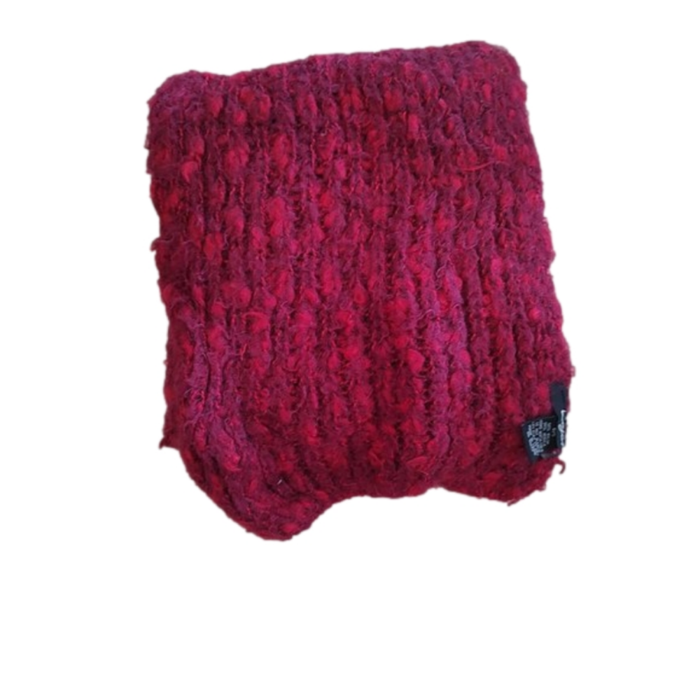 Red and Orange Winter Scarf